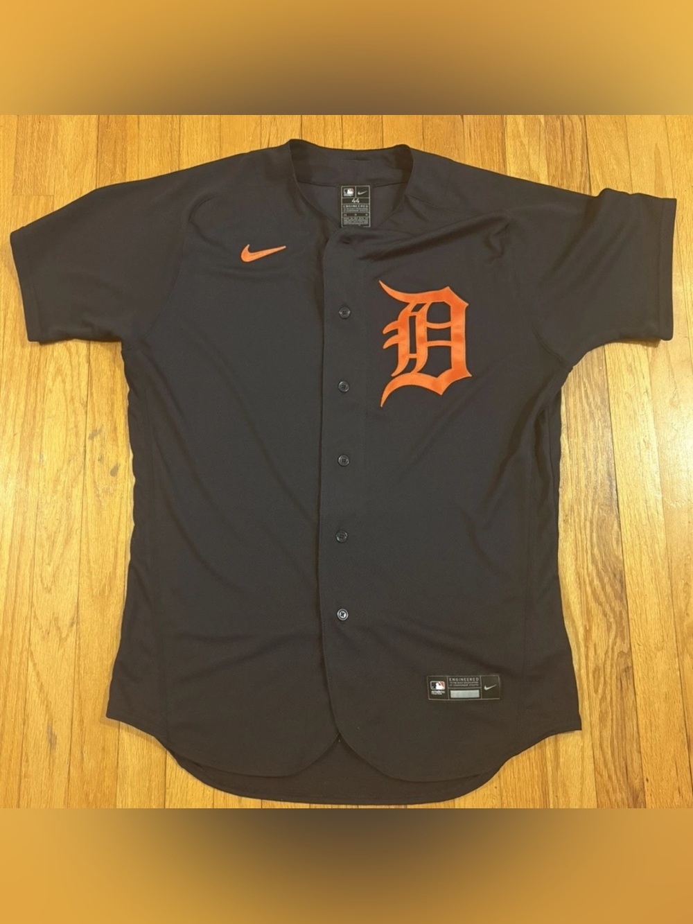 Nike Authentic Elite Detroit Tigers 2025 PE Baseball Jersey $335 Mens Size 44
